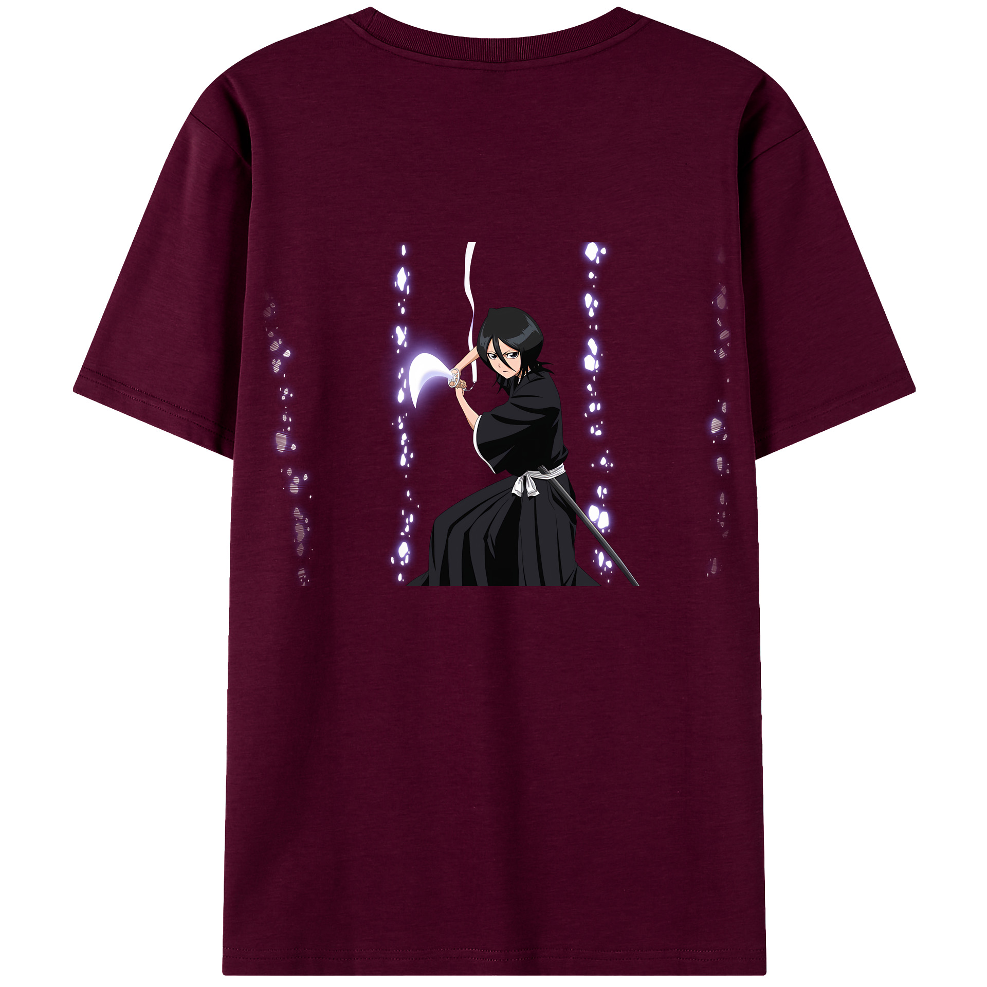 （画像用） ブリーチ 朽木ルキア BLEACH Kuchiki Rukia レディース半袖Tシャツ(バックプリント)